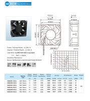 Ventilateur DC AM9238H24S 92*92*38mm, ventilateur axial 9238 DC 12V 24V 48V, ventilateur de refroidissement pour machine à souder