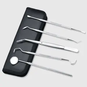 Dental Mirror Sickle Tartar Scaler Teeth Pick Spatula Dental Laboratory Equipment Dentist Gift Oral Care Tooth Cleaning Tools