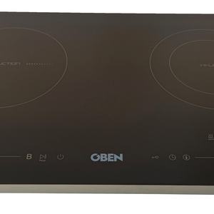 Table de cuisson hybride encastrable 2 feux : 1 induction et 1 vitrocéramique infrarouge - Product Image 2