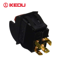 KEDU Interrupteur à clé HY7-4P fonction ON-OFF Bouton rouge KEDU Clé rouge