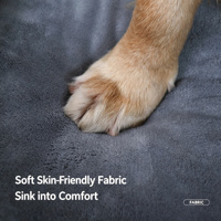 Canapé-lit pour animaux de compagnie, détachable et lavable, épais, chaud et confortable, pour chiens et chats de taille moyenne à grande