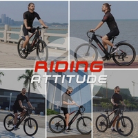 Vélo électrique OEM 27,5 pouces 250W500D avec moteur sans balais, 48V, en alliage d'aluminium