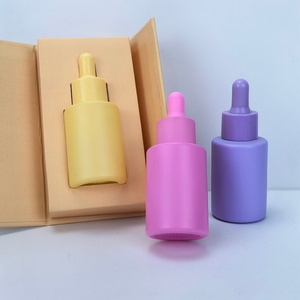 Empty 5ml 10ml 15ml 20 ml 30ml 50ml 100ml Essential Oil Hair Serum <b>Bottle</b> Glass Glossy <b>Bottle</b> with Gold Dropper <b>Bottles</b> - Product Image 5