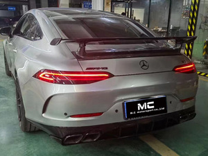 Para <span class=keywords><strong>Mercedes</strong></span> <span class=keywords><strong>Benz</strong></span> AMG <span class=keywords><strong>GT</strong></span> GT50 GT53 GT63 IM estilo Alerón trasero de fibra de carbono - Product Image 2