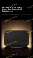 Proyector Xiaomi Redmi J3 Pro, 550 CVIA lúmenes, 1080P, 1.5+32 GB, 26 dB, Contraste 1.25:1, Corrección Automática, Mini Proyector Inteligente con IA