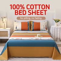 Parure de draps en coton 100 % personnalisée en gros – Draps-housses et draps plats super doux pour lits Queen et King Size