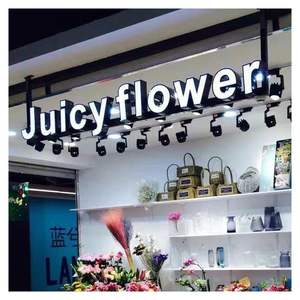 لوحة تسجيل الحروف البلاستيكية الكبيرة ثلاثية الأبعاد من الأكريليك بإضاءة مضيئة علامات قناة الرسالة - Product Image 6