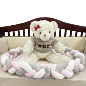 Couleur sûre Tressé Doux Noeud Protecteur <span class=keywords><strong>Berceau</strong></span> Pare-chocs Respirant - Product Image 1