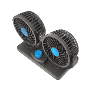 Ventilateur de tableau de bord universel Oumeite 12V DC/24V pour camion, compatible USB/adaptateur, double tête, refroidissement par air, turbo, pour voiture - Product Image 4
