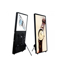 Portable Publicité Extérieure Boîte À Lumière Étanche En Aluminium Sac À Dos Panneau D'affichage Numérique Marche Conseil