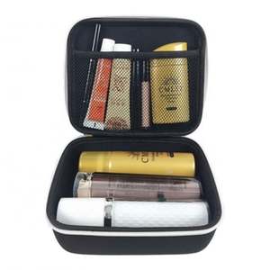 Bolsa de cosméticos al por mayor bolsa de maquillaje personalizada de moda bolsa de maquillaje de poliéster bolsa de cosméticos negra con logotipo - Product Image 2