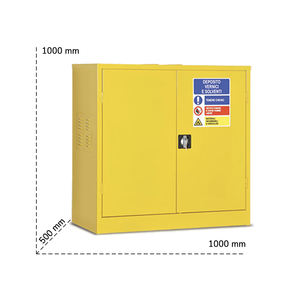 Tecnotelai 1000x500x1000mm <b>hinged</b> door safety cabinet for paints and solvents - Product Image 2