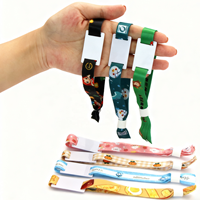 Bracelet tissé en tissu RFID NFC, motif sublimation imperméable, cadeau promotionnel pour événements, marché américain