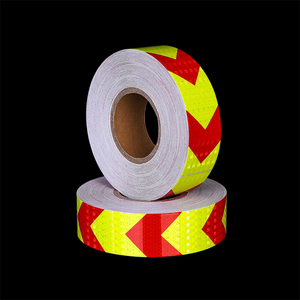 Lianxing Hoja reflectante autoadhesiva PVC Micro vinilo prismático cinta de advertencia pegatina para camión - Product Image 4