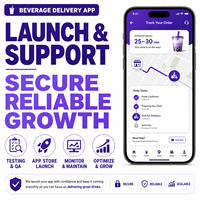 Aplicación de Entrega de Bebidas Alcohólicas Personalizada para IOS y Android con Verificación de Edad, Catálogo de Productos LionCreate