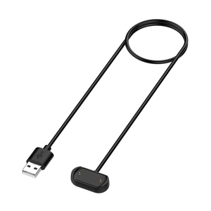 Para <span class=keywords><strong>Amazfit</strong></span> <span class=keywords><strong>T</strong></span>-<span class=keywords><strong>Rex</strong></span> Ultra GTR4 GTR3 <span class=keywords><strong>Pro</strong></span> GTS4 GTS3 Reloj inteligente negro <span class=keywords><strong>Cargador</strong></span> magnético 1M Cable de carga USB - Product Image 3