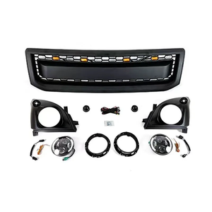 Kits de conversión de kit de carrocería de actualización de rejilla Compatible con red de faro para <span class=keywords><strong>Land</strong></span> <span class=keywords><strong>Cruiser</strong></span> Prado LC120 FJ120 2003-2009 - Product Image 1