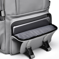 Sac de bureau en nylon pour hommes, voyage d'affaires en plein air, sac à dos scolaire quotidien de grande capacité avec logo personnalisé