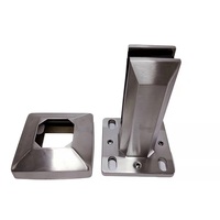 Spigots en acier inoxydable pour garde-corps en verre sans cadre, verre de 12 mm, 2205, spigot en verre réglable pour clôture de piscine