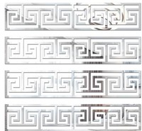 YOUYIZUO miroir carrelage autocollant brique papier peint 3D Stickers muraux décoration de maison miroir 3D imperméable autocollant mur de sol