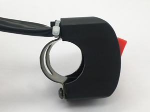 Accessoires pour motos, interrupteur pour moto/vélo électrique, interrupteur de phare à 3 fils, interrupteur d'urgence, interrupteur de phare stroboscopique - Product Image 3