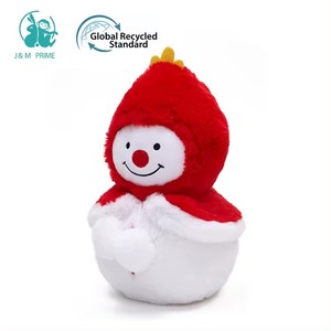 Juguete de Peluche Personalizado de Navidad, Muñeco de Peluche de Papá Noel y Muñeco de Nieve - Product Image 5