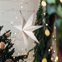Decoraciones Navideñas, de San Valentín y para Bodas, Estrellas de Papel, Colgantes de Copos de Nieve, Faroles de Papel Multicapa, Decoración para Fiestas