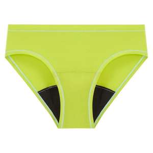 ขายส่งกางเกงในสตรี-6 สีลูกกวาดสดใส กางเกงในผ้าฝ้าย 4 ชั้น ป้องกันการรั่วซึม เหมาะสำหรับชุดชั้นในเด็ก (XXS-2XL) OEKO-tex - Product Image 1