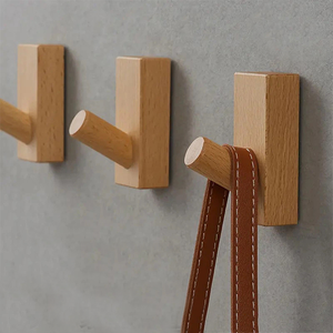 Percha Artop de madera para sala de estar con gancho de metal para colgar en la pared, soporte para sombreros, soporte de almacenamiento de MDF en caja de diseño OEM embalada - Product Image 4