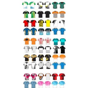 เสื้อรักบี้แบบแห้งเร็วระบายอากาศได้ดีดีไซน์ทันสมัยสง่างามเสื้อผ้ารักบี้ระบายอากาศได้ดี - Product Image 1