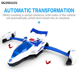 Voitures de police électriques transformables pour enfants, jouets pour garçons avec lumière et musique - Product Image 5