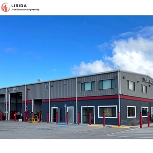 Dijual gudang industri prefabrikasi/Lokakarya/gudang struktur baja rangka bangunan logam - Product Image 1