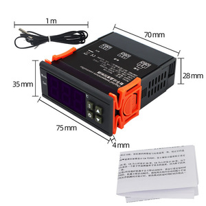 เครื่องควบคุมอุณหภูมิแบบดิจิตอล Xiuyuan MH-1210W ขนาด 75x35x28 มม. แบบฝัง 220V สำหรับการเพาะเลี้ยงสัตว์น้ำ - Product Image 1