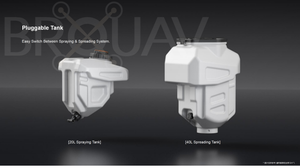 Drone agricole en vente chaude avec réservoir de 20L, cadre en alliage d'aluminium pour la pulvérisation de précision en agriculture - Product Image 2