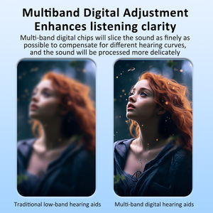 ระบบนำเสียงผ่านกระดูกแบบดิจิตอล16ช่องสำหรับเครื่องช่วยฟังแบบเปิดหูใส่สบายลดเสียงรบกวนได้ชัดเจนสำหรับผู้สูงอายุ - Product Image 3