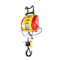 Treuil électrique à câble métallique King Kong de 500 kg, 30 m, 220 V, 1800 W, haute vitesse, portable, pour la construction et l'usage domestique