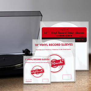 Factory Custom PVC <b>Vinyl</b> Record Sleeves Waterproof Shockproof 12 10 7-inch Dustproof Home Album Storage Cover Durable Record Bag - Product Image 6