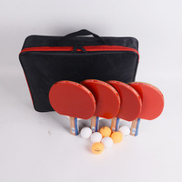 Ensemble de raquettes de tennis de table professionnelles légères personnalisées pour l'entraînement - Raquettes portables en gros