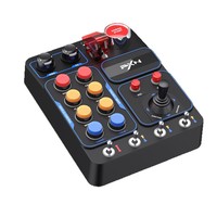 Boîte de boutons de course multifonction PXN-CB1, boîte de boutons de contrôle central pour simulation de course USB pour PC, compatible avec PC