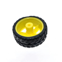 Roue en caoutchouc / Accessoires pour robot / Voiture de patrouille télécommandée / Pneus de voiture intelligents / Roue de châssis
