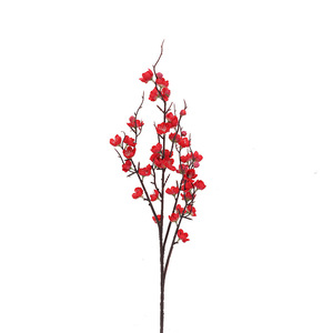 Nouvelle Grande Fleur Artificielle en Soie Style Chinois, Fleur de Prunier à Quatre Branches pour Décoration Hôtelière et Domestique, Ornement Floral de Sol pour l'Hiver - Product Image 6