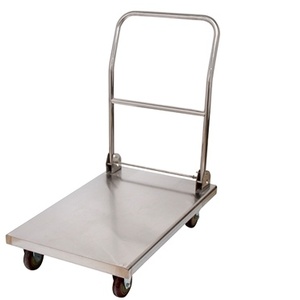 Stainless Steel Kitchen <strong>Flat</strong> <strong>Cart</strong> for Commercial Kitchen/restaurant/hote/dinning Room - Product Image 1