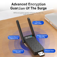 Adaptador USB Wifi IFA03, Tarjeta de Red Inalámbrica WIFI5 de Doble Banda, Receptor y Transmisor Inalámbrico Gigabit 5G Wifi6