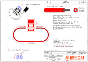 18AWG 10Amp 300 mét cầu chì Cáp Inline Blade cầu chì chủ cho ô tô - Product Image 4