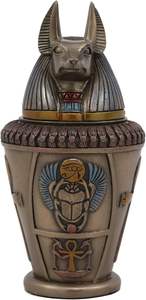 Antiche divinità egizie e divinità Duamutef canopiche scatola della statua del vaso <span class=keywords><strong>regno</strong></span> <span class=keywords><strong>egitto</strong></span> decorazione da collezione scultura - Product Image 2