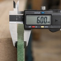 Panneau MDF vert HMR 1220*2440mm E1, haute résistance à l'humidité, panneau de fibres imperméable 3mm pour armoires de cuisine et meubles de salle de bain