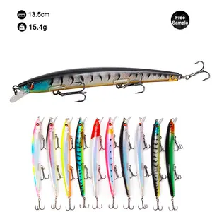 Topwater ultra ringan duo plastik lembut air tawar kemasan kustom salmon bass memancing umpan ikan air asin ikan kecil