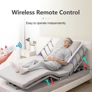 Hochwertiges Beinlift Ganzkörper Elektrisch verstellbares Homecare Patienten pflege bett Medizinisches Bett für ältere Menschen