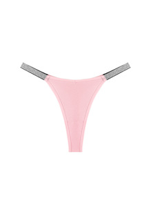 Tanga Sexy <span class=keywords><strong>de</strong></span> Cintura Baja con Diamantes <span class=keywords><strong>de</strong></span> Imitación y Brillo para Mujer, Estilo <span class=keywords><strong>Victoria</strong></span>'s <span class=keywords><strong>Secret</strong></span>, Tejido Acanalado - Product Image 4