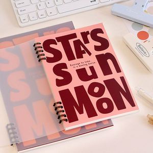 Transparent PP Soft Cover Binder Notebook A5 Spiral Notebook Journal Office <b>Notepad</b> Clear Waterproof Notebooks for Students - Product Image 3
